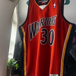 Warriors Basketball Jersey - Orange and Blue
